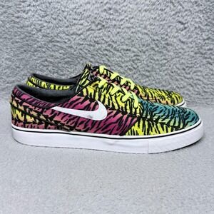 Nike Zoom Stefan Janoski SB Canvas Mens Size 10.5 Sneakers Shoes Tiger Pack Volt
